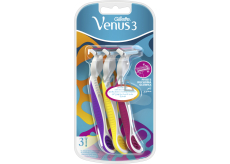 Gillette Venus 3 Damenrasierer mit Feuchtigkeitsstreifen, 3 Stück