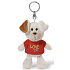 Nici Love You Hund im T-Shirt Schlüsselanhänger 10 cm