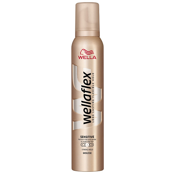 Wella Wellaflex Sensitiver stark straffender Schaumhärter 200 ml