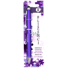 Nekupto Stylus Kugelschreiber mit dem Mondzeichen Zwillinge