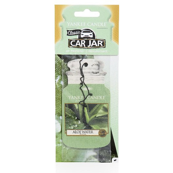 Yankee Candle Aloe Water - Wasser mit Aloe Classic duftendem Autoetikettenpapier 12 g