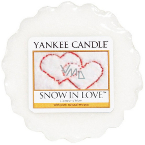 Yankee Candle Snow in Love - Aromatisches Schneeduftwachs für Aromalampen 22 g
