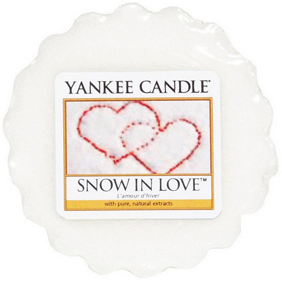 Yankee Candle Snow in Love - Aromatisches Schneeduftwachs für Aromalampen 22 g