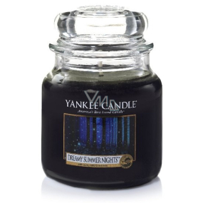Yankee Candle Dreamy Summer Nights - Verträumte Sommernächte Duftkerze Classic Medium Glas 411 g