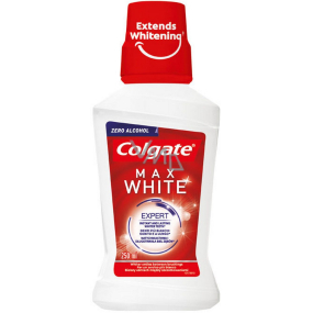 Colgate Max White Expert Mundwasser ohne Alkohol 250 ml