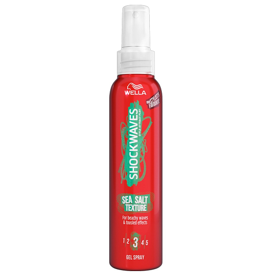 Wella Shockwaves Meersalz Textur Haargel Spray 150 ml