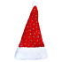 Weihnachtsmann / Nikolausmütze silberne Sterne