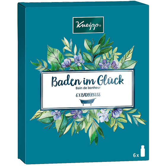 Kneipp Baden im Gluck Badeöle Perfekte Erholung 20 ml + Tiefenentspannung 20 ml + Mandelblüten 20 ml + Beauty-Geheimnisse 20 ml + Antistress 20 ml + Gute alte Zeit 20 ml, Kosmetikset