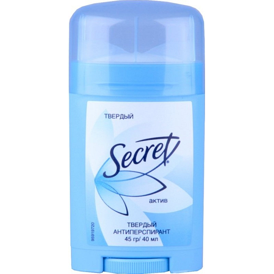 Secret Active Antitranspirant Deodorant fester Stift für Frauen 40 ml