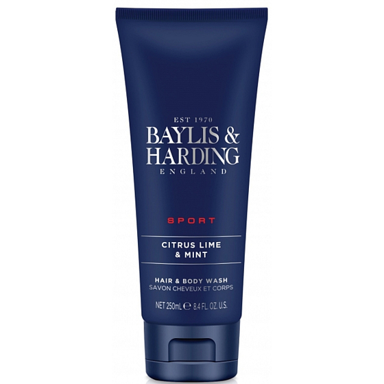 Baylis & Harding Men Lime and Mint 2 in 1 Reinigungsgel für Haar und Körper für Männer 250 ml