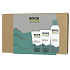 RockFace Extra Hydrating Rasiergel für Männer 200 ml + Energizing Gesichtsreinigungsgel 150 ml + Sensitive Moisturizer Creme für empfindliche Männerhaut 100 ml, Kosmetikset