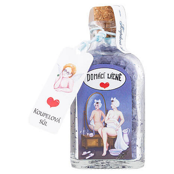 Bohemia Gifts Home Spa - Lavendel mit Kräuterextrakt Badesalz 110 g