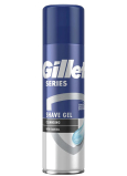 Gillette Series Reinigendes Holzkohle-Rasiergel für Männer 200 ml