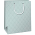 Ditipo Geschenkpapiertüte 18 x 10 x 22,7 cm Weiß, grüne Ornamente