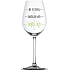 Nekupto Lustiges Weinglas mit Aufdruck Don't even ask... 440 ml