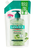 Sanytol Grüner Tee & Aloe Vera Desinfizierende feuchtigkeitsspendende Handseife 500 ml Nachfüllpackung