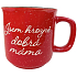 Albi Rote Steinguttasse I'm a very good mum 400 ml