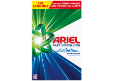 Ariel Alpine Fresh Box prací prášek pro čisté a voňavé prádlo bez skvrn 63 dávek 3,465 kg