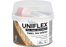 Uniflex PES-TMEL dřevo, tmel na dřevo, bílý, 200 g
