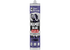 Den Braven Mamut Glue Clear 100 % UV Exteriér transparentní lepidlo, 290 ml