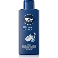 Nivea Men Cool Kick Körpermilch mit Pumpspender für Männer 400 ml