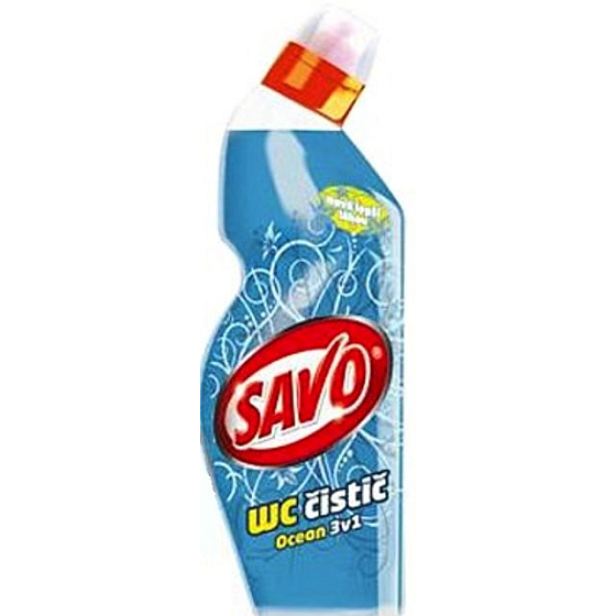 Savo Ocean 4in1 WC Desinfektionsgel Flüssigreiniger 750 ml