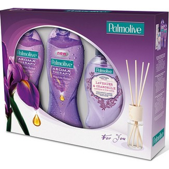 Palmolive Aroma Therapy Absolute Relax Duschgel + Schaum + Seife + Geschenk, Kosmetikset