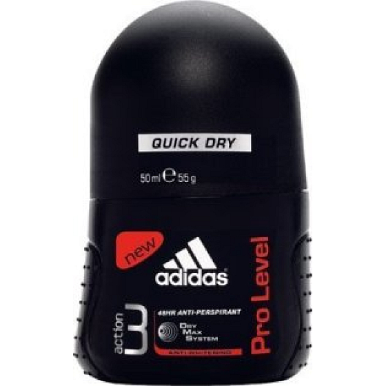 Adidas Action 3 Pro Level Ball Antitranspirant Deodorant Roll-on für Männer 50 ml