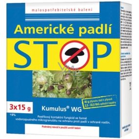 Agro American Mehltau Stop Kumulus WG Pflanzenschutzmittel 3 x 15 g