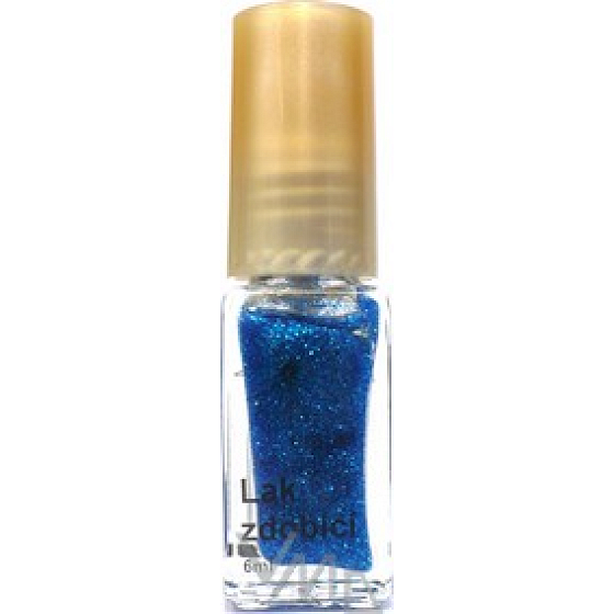 Gänseblümchen dekorieren Nagellack Schatten blau Glitter 6 ml