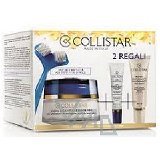 Collistar Crema Biorivitalizzante Viso 50 ml + Crema Biorivitalizzante Contorno Occhi 5,5 ml + manuelles Gesichtsmassagegerät + Primer Uniformante Illuminante Viso Occhi 10 ml, Kosmetikset