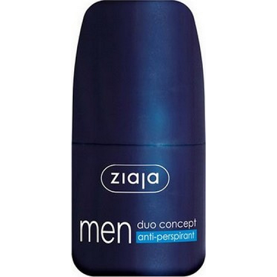 Ziaja Men Duo Concept Ball Antitranspirant Deodorant Roll-On für Männer 60 ml