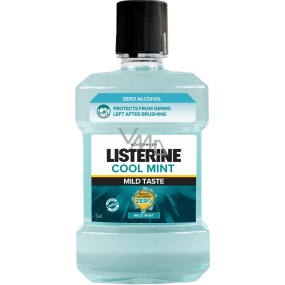 Listerine Cool Mint Mild Taste Mundwasser mit ätherischen Ölen Freier Alkohol 1 l