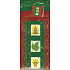 Nekupto Geschenk Papierflaschentasche 36 x 12 x 8 cm Frohe Weihnachten 1 Stück ALH