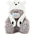 Ich zu dir Teddybär in einem Eisbärenhut 13 cm