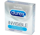 Durex Invisible Extra Thin Extra Sensitive Kondome extra dünn, extra empfindlich Nennweite: 54 mm 3 Stück