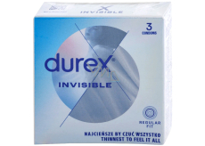 Durex Invisible Extra Dünn Extra Sensitiv Kondome extra dünn, extra sensitiv Nennbreite: 54 mm 3 Stück