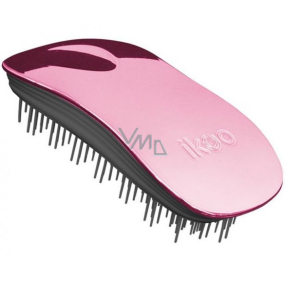 Ikoo Home Metallic Haarbürste nach chinesischer Medizin metallic hellrosa-schwarz