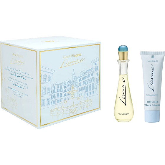 Laura Biagiotti Laura Eau de Toilette für Frauen 25 ml + Körperlotion 50 ml, Geschenkset