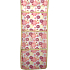 Taschentuch zum Aufhängen von Stoff rosa und gelben Blumen 44 x 17 cm 3 Taschen 667