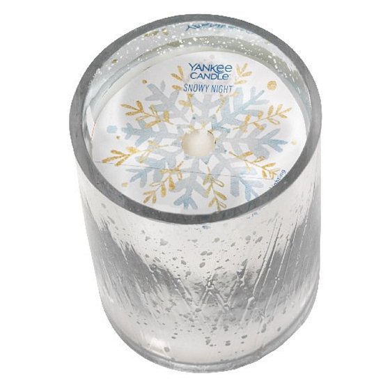 Yankee Candle Snowy Night - Snowy Night Spezialkollektion Winter Wish Dekor Duftkerze klein 388 g