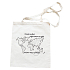 Bohemia Gifts Stofftasche mit Aufdruck Weltkarte 42 x 38 cm