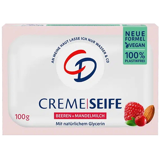CD Mandelöl und Himbeer Glycerin Toilettenseife 125 g