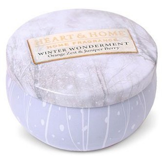 Heart & Home Winter's Tale Soja-Duftkerze in einer Dose brennt bis zu 30 Stunden 125 g