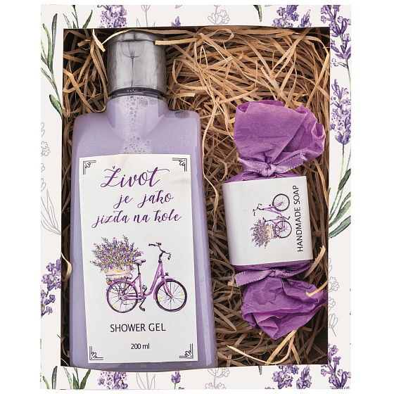 Bohemia Gifts Cycling Duschgel 200 ml + Seife 30 g, Kosmetikset