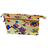 Abella WC kosmetische Handtasche 30 x 20,5 x 5,5 cm, cremefarbenes Muster NA04