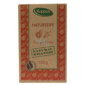 Kappus Natural Wellness Orange & Vanille zertifizierte Naturseife 100 g