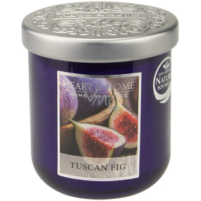 Heart & Home Tuscan Fig Soja Duftkerzenmedium brennt bis zu 30 Stunden 115 g