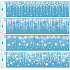 Fensterfolie ohne Klebestreifen Fallendes Leuchten mit Glitzer 64 x 15 cm