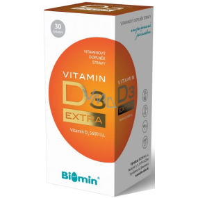 Biomin Vitamin D3 Extra hilft bei der besseren Absorption und Verwendung von Kalzium 500 IE 30 Kapseln